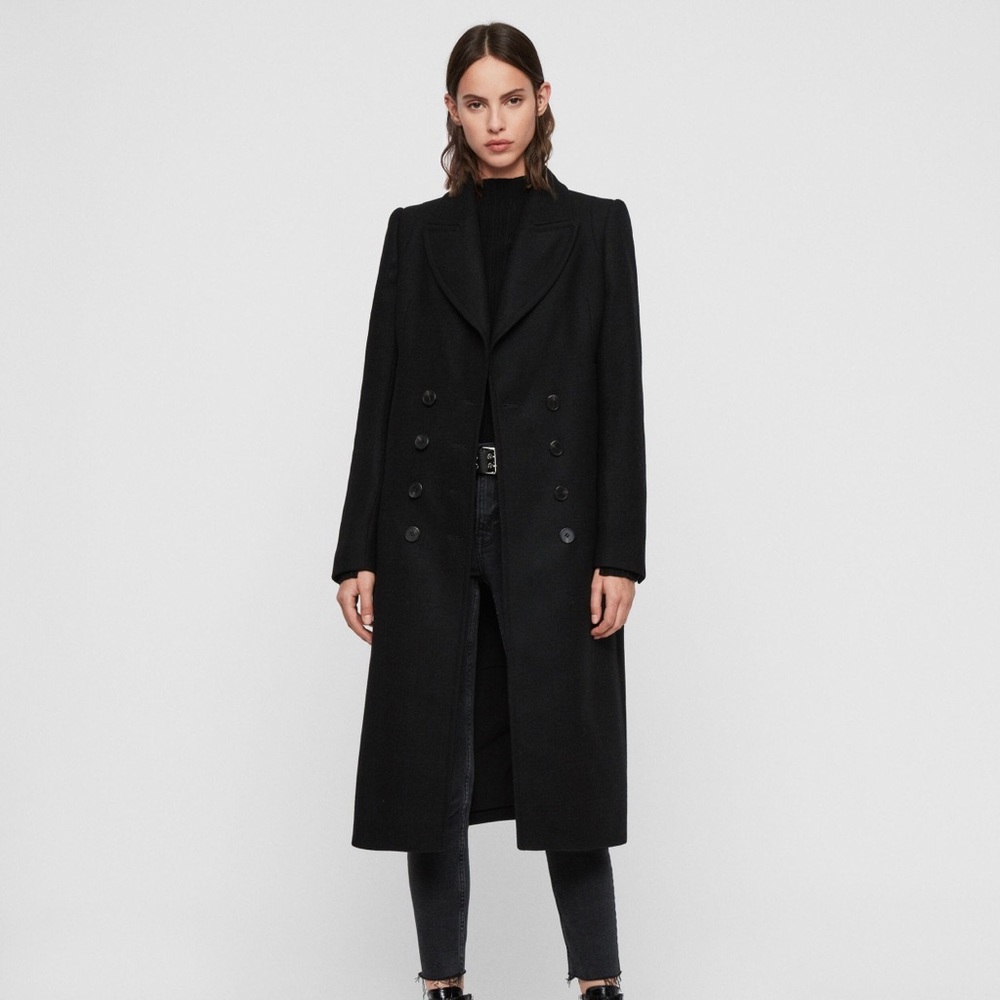 NWT All Saints Wool Coat